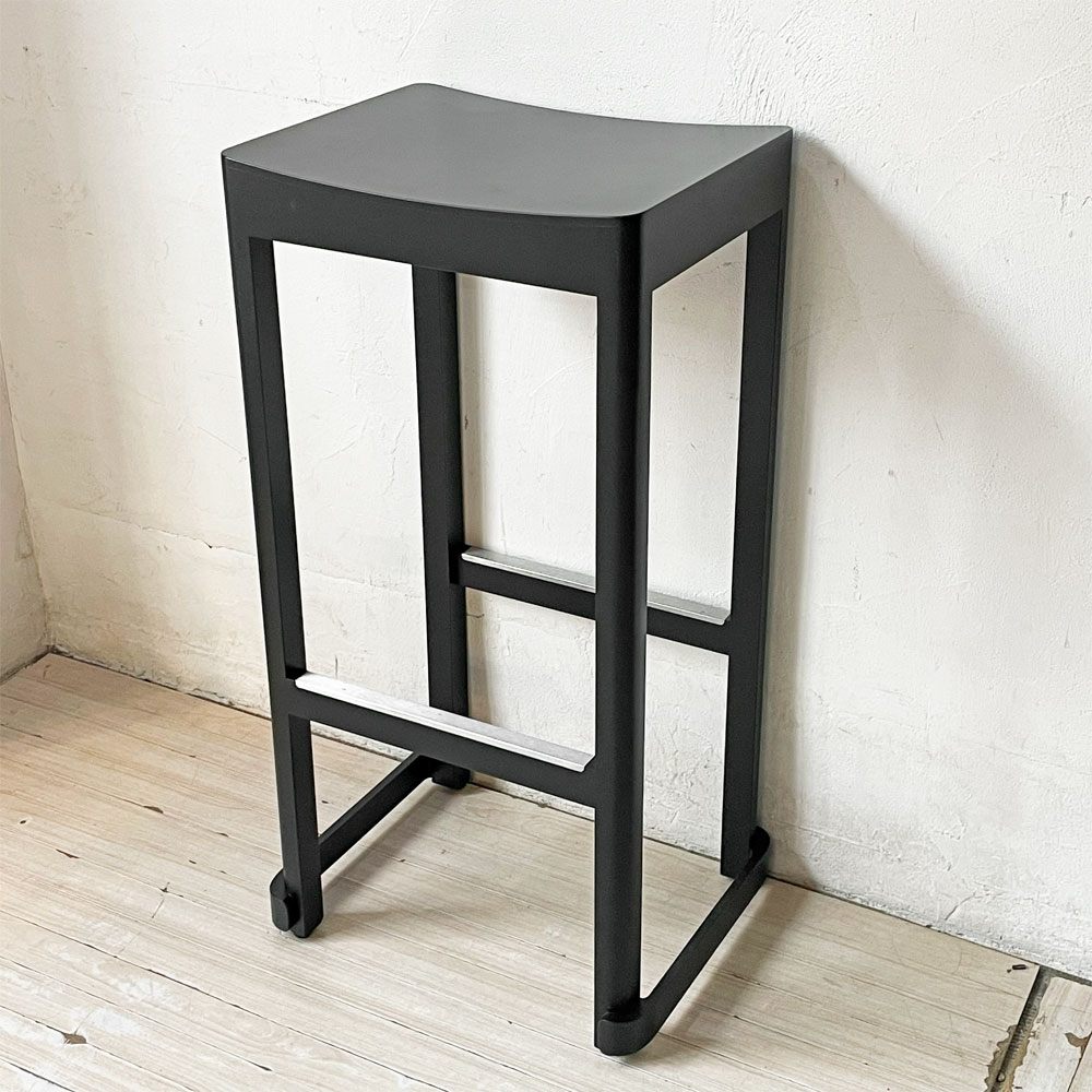 アルテック artek アトリエ バースツール Atelier Bar Stool H75cm ビーチ材 ブラックラッカー仕上げ タフ スタジオ TAF Studio スウェーデン 北欧家具 A ★