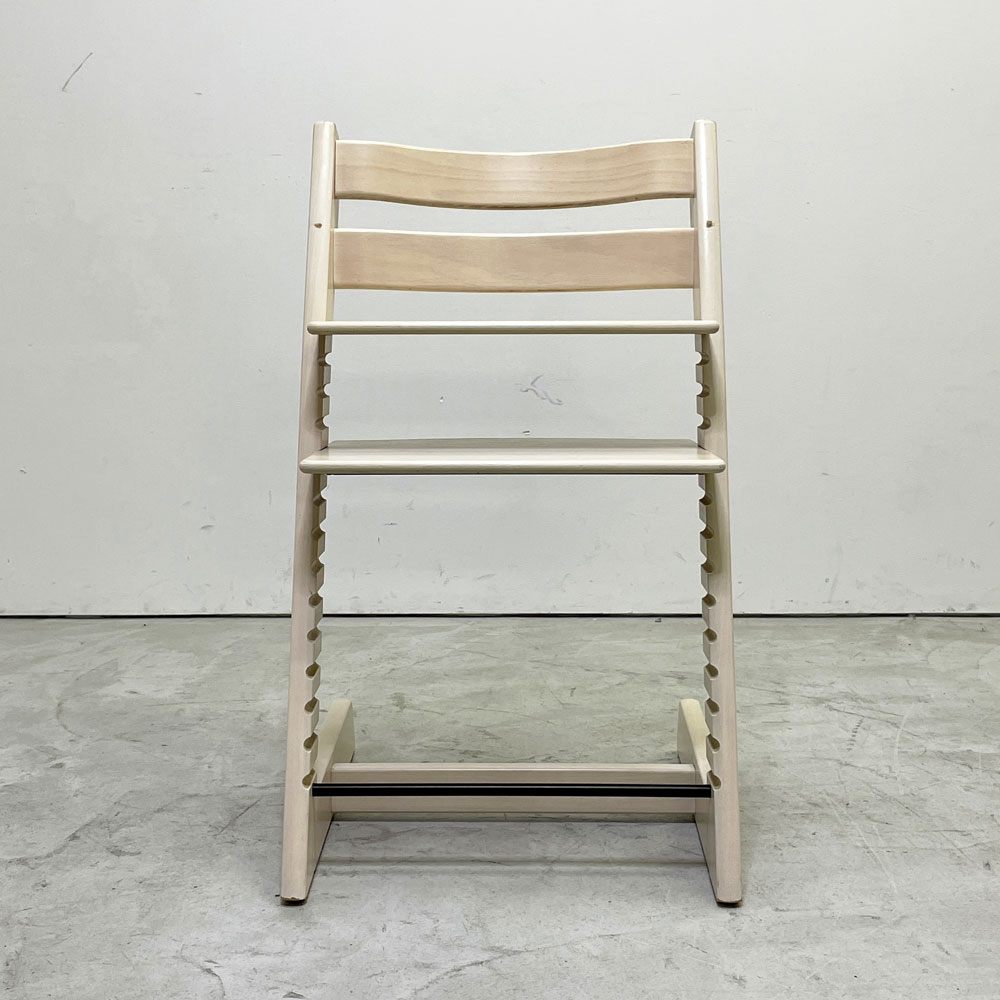 ストッケ STOKKE トリップトラップ TRIPP TRAPP ベビーチェア キッズチェア ホワイト S/N4～ 北欧 ノルウェー ●