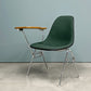 ハーマンミラー Herman Miller サイドシェルチェア セカンド 2nd ビンテージ アプホルスター スクールベース 肘掛けテーブル付 イームズ ミッドセンチュリー B ◎