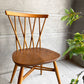 アーコール Ercol クロスバックチェア エックスバック ラティスドチェア エルム材 UKビンテージ Vintage 英国家具 ♪