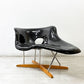 チャールズ＆レイ・イームズ C&R Eames ラ・シェーズ La chaise ラウンジチェア シェーズロング ブラック リプロダクト品 名作 ミッドセンチュリー ●