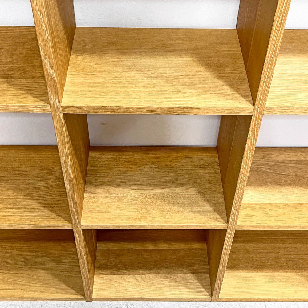 無印良品 MUJI スタッキングシェルフ 4列5段 オーク材 オープンシェルフ 本棚 飾り棚 定価￥67,800- ●