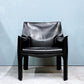 カッシーナ Cassina 414 CAB ラウンジチェア アームチェア 1シーター キャブチェア 本革 マリオ・ベリーニ 参考価格約65万 ◎