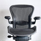 ハーマンミラー Herman Miller アーロンチェア Bサイズ ランバーサポート グラファイトベース ビル・スタンフ ＆ ドン・チャドウィック 現状品 ■