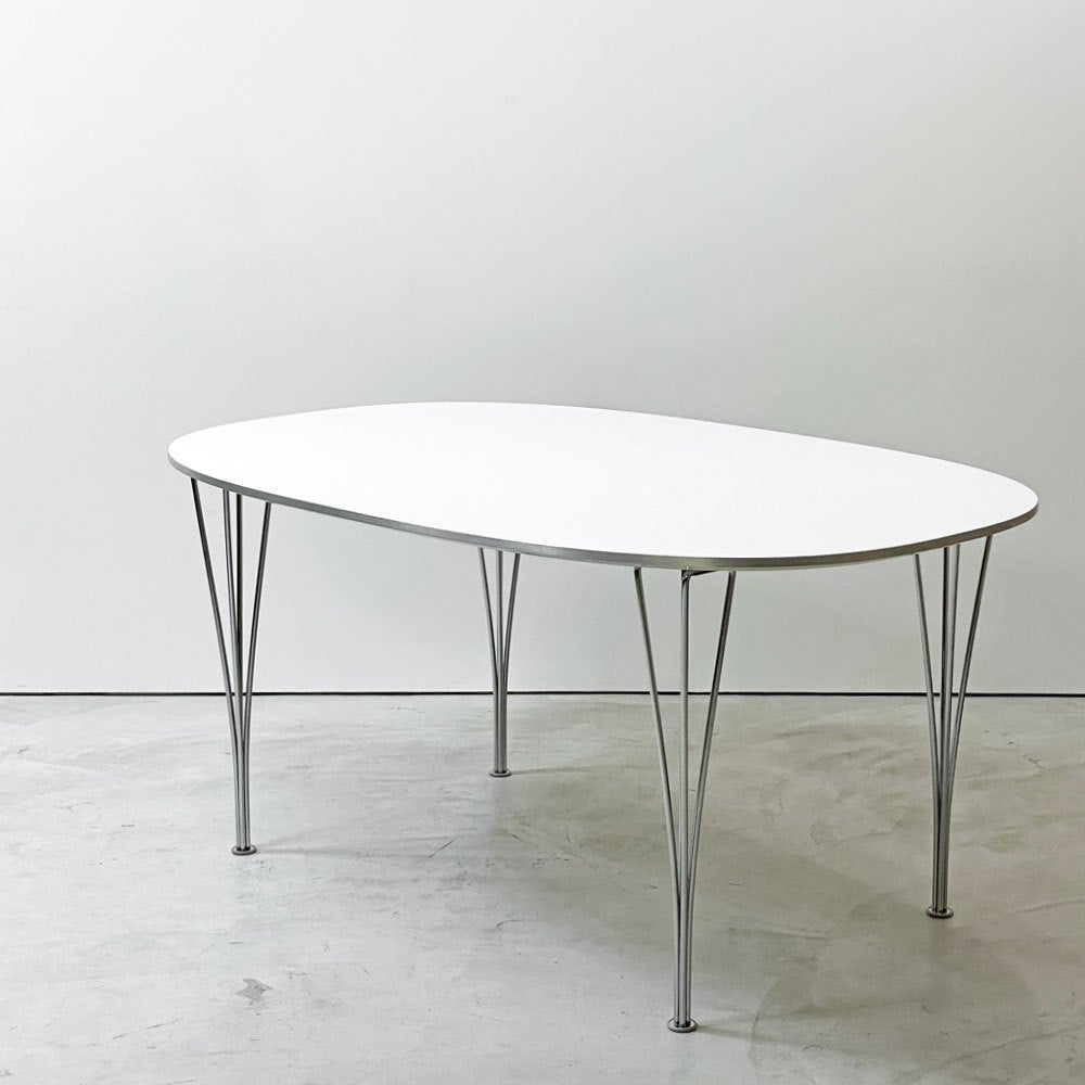 フリッツハンセン Fritz Hansen Bテーブル スーパー楕円テーブル ダイニングテーブル ピート・ハイン ブルーノ・マットソン アルネ・ヤコブセン デンマーク 北欧家具 ●