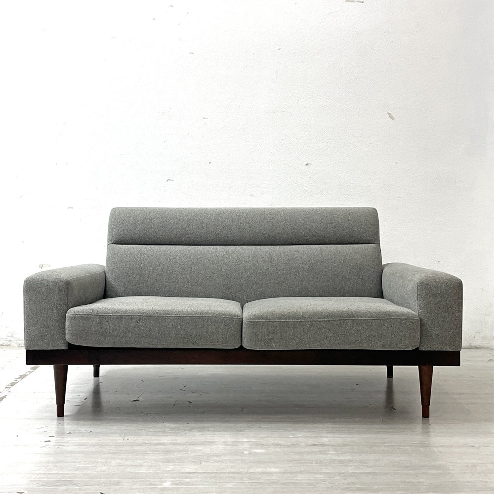 パシフィックファニチャーサービス P.F.S スタンダードC STANDARD C 2P LOVE ソファ グレー w144cm ●
