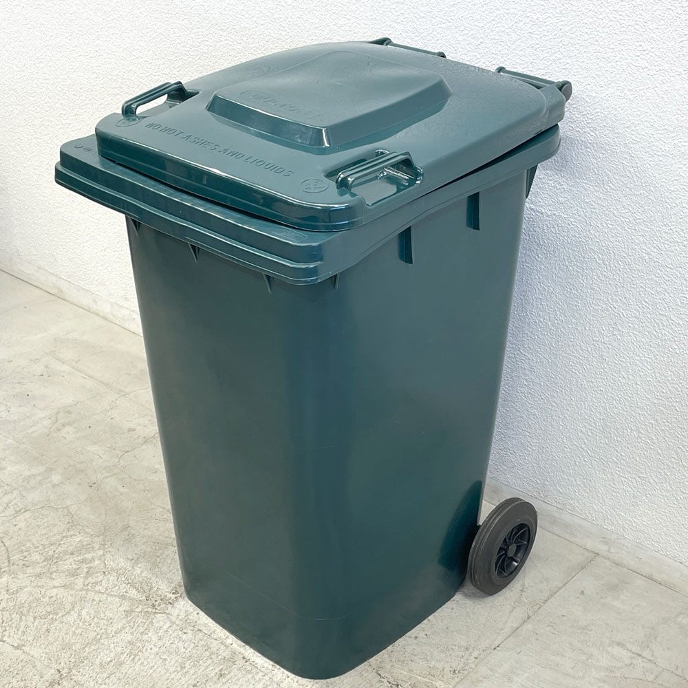 ダルトン DULTON プラスチック トラッシュカン 240L Model PT240 グリーン ダストボックス ゴミ箱　参考価格約25,300円 〓