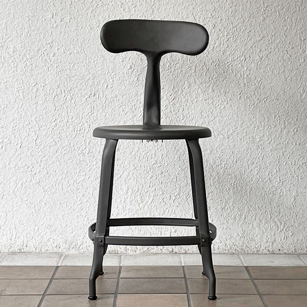 フェールトラヴァイユ FER TRAVAIL ニコルチェア NICOLLE Chair SH45cm ダイニングチェア スチール マットクリア仕上げ 別注モデル インダストリアル フランス ◇