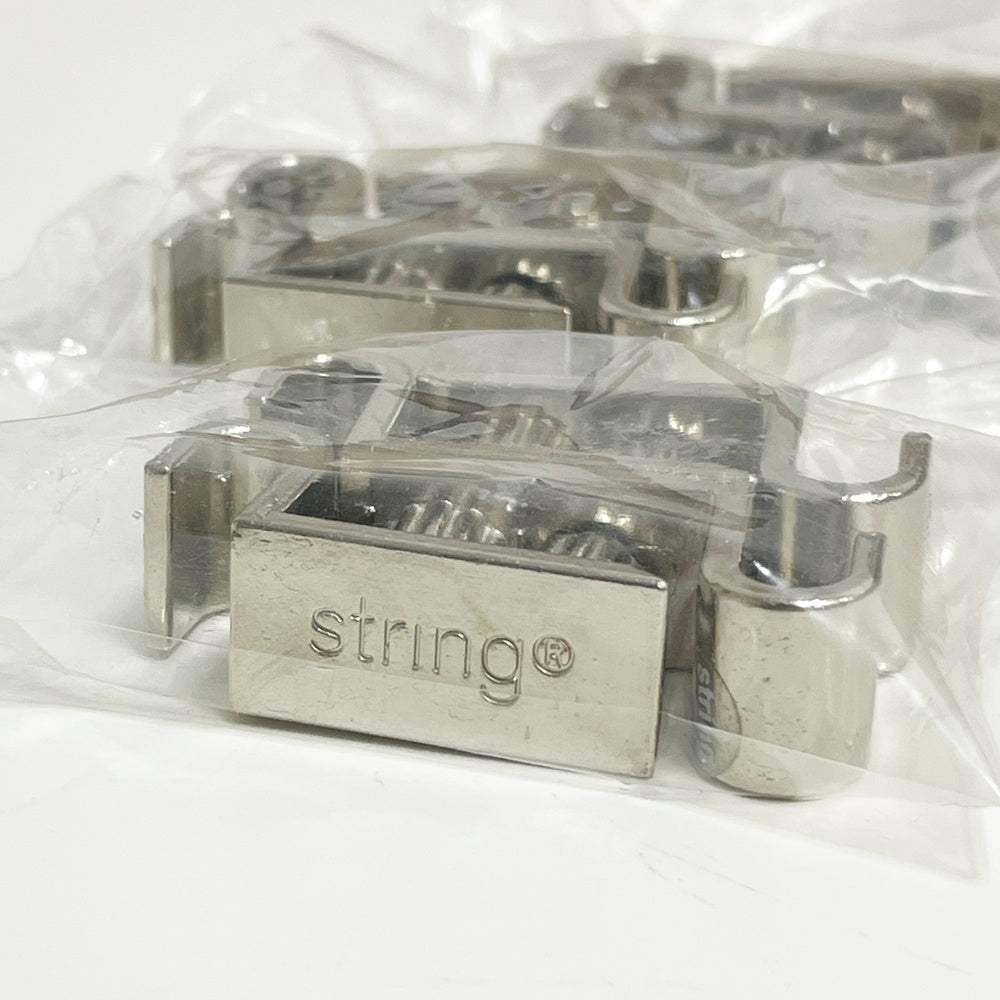 ストリングファニチャー string furniture ストリングポケット String Pocket ウォールシェルフ 3段 ウォールナット ブラックフレーム 未使用 B ●