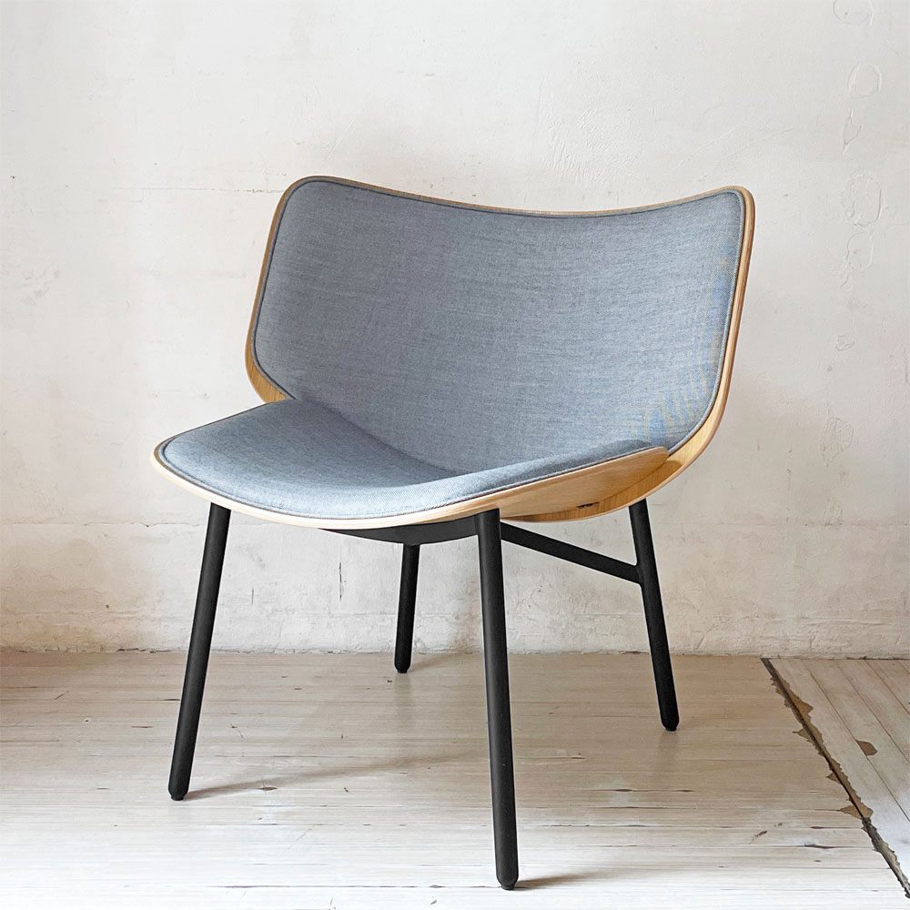 ヘイ HAY ダッパー ラウンジ DAPPER LOUNGE チェア オーク材 プライウッド ファブリック 北欧 定価￥151,800- 美品 ★