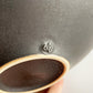 木下和美 輪花鉢 -蕾 - 深皿 中鉢 Mサイズ 黒釉 磁器 17cm 現代作家 ■