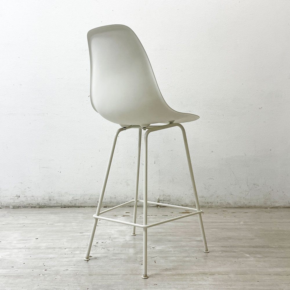 ハーマンミラー Herman Miller イームズプラスチックシェルスツール カウンターハイトスツール ポリプロピレン製 ホワイト ミッドセンチュリー ●