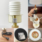 アートワークスタジオ ART WORK STUDIO モノリステーブルランプ Monolith-table lamp AW-0600 ホワイト 大理石ベース オーク無垢材 真鍮 ファブリック モダンデザイン 箱付き 美品 C ●