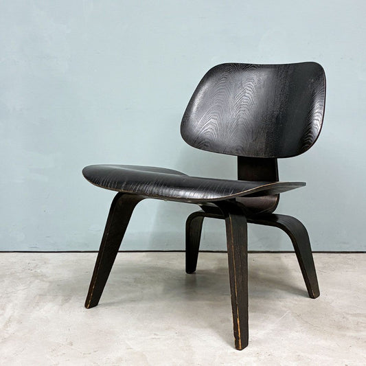 ハーマンミラー Herman Miller プライウッドラウンジチェア LCW ウッドレッグ 楕円形マウント 1950s ビンテージ C&R イームズ ミッドセンチュリー ◎