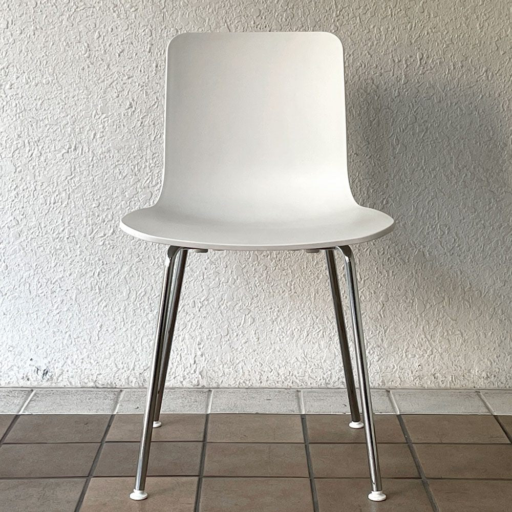 ヴィトラ vitra ハル チューブ HAL Tube サイドチェア ダイニングチェア ホワイト アンスタッカブル スタッキング不可 ジャスパー・モリソン B ◇