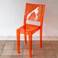 カルテル Kartell ラ マリー La Marie ダイニングチェア スタッキング オレンジ 廃番カラー フィリップ・スタルク B ◇