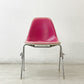 ハーマンミラー Herman Miller サイドシェルチェア サード 3rdビンテージ PVCレザー FRP製 スタッキングベース イームズ A ●