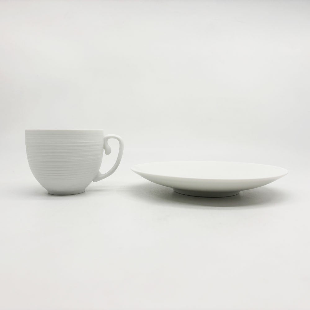 ジャン ルイ コケ JL Coquet エミスフェール Hemisphere コーヒーカップ＆ソーサー 磁器 洋食器 フランス A ●