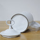 アスティエドヴィラット Astier de Villatte キーモチーフ 蓋付き マグカップ ARTS&SCIENCE フランス ◎