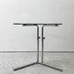 テクタ TECTA K22 サイドテーブル SIDE TABLE ガラス クリア 高さ調整可 アクセル・ブロッホイザー アレキサンダーカルダー ドイツ バウハウス ●