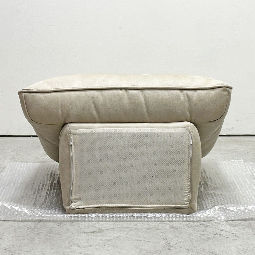 リラックスフォーム RELAX FORM アルフレード ALFREDO ソファ 背クッション 置き型クッション ベージュ系 レザーテックス 関家具 ハイタイプ H52cm 展示品  ●