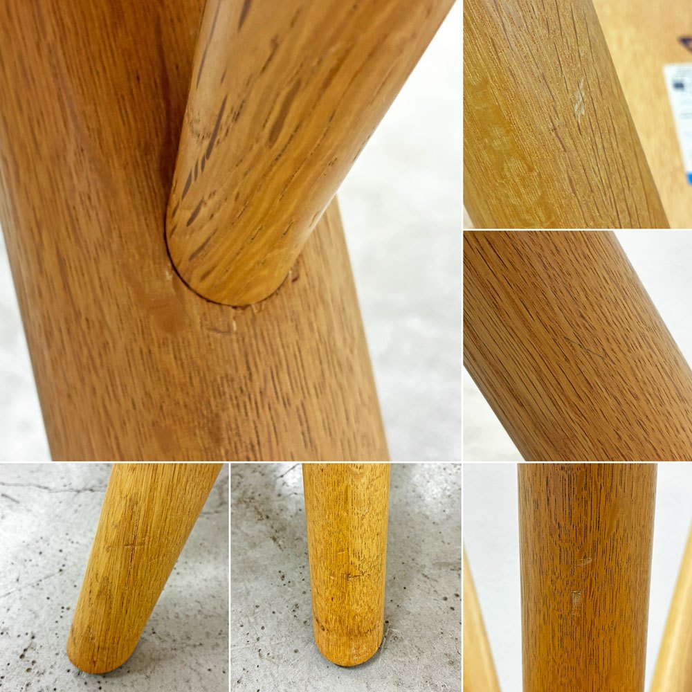 まどい MaDoy ラウンドテーブル ダイニングテーブル Φ140cm ナラ材 5本脚 匠工芸 旭川家具 参考価格35万円以上 〓
