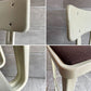 ダルトン DULTON スタンダードバーチェア Standard bar chair ハイチェア アイボリー スチール×ファブリック USビンテージスタイル 座面張替え済 参考定価¥28,600- A ♪