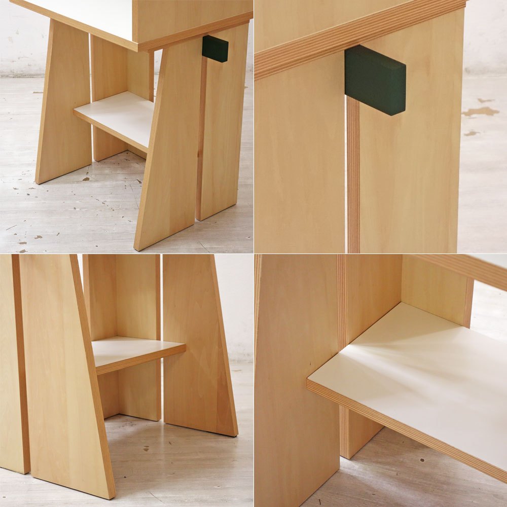リビングハウス LIVING HOUSE オコモリ OKOMORI デスク プラウウッド ナチュラルテイスト 廃番品 ●