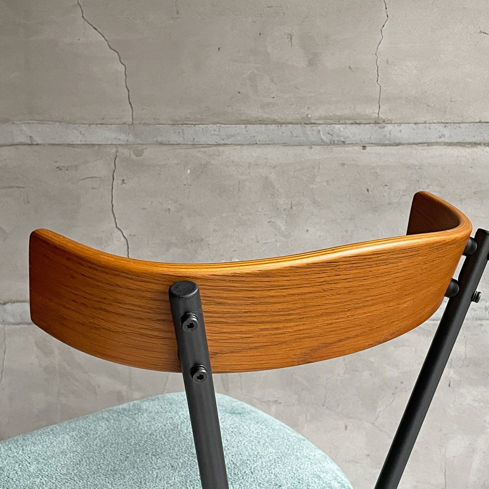 アクメファニチャー ACME Furniture グランビューチェア サード GRANDVIEW 3rd ダイニングチェア オーク材 ファブリック ライトブルー 美品 ♪