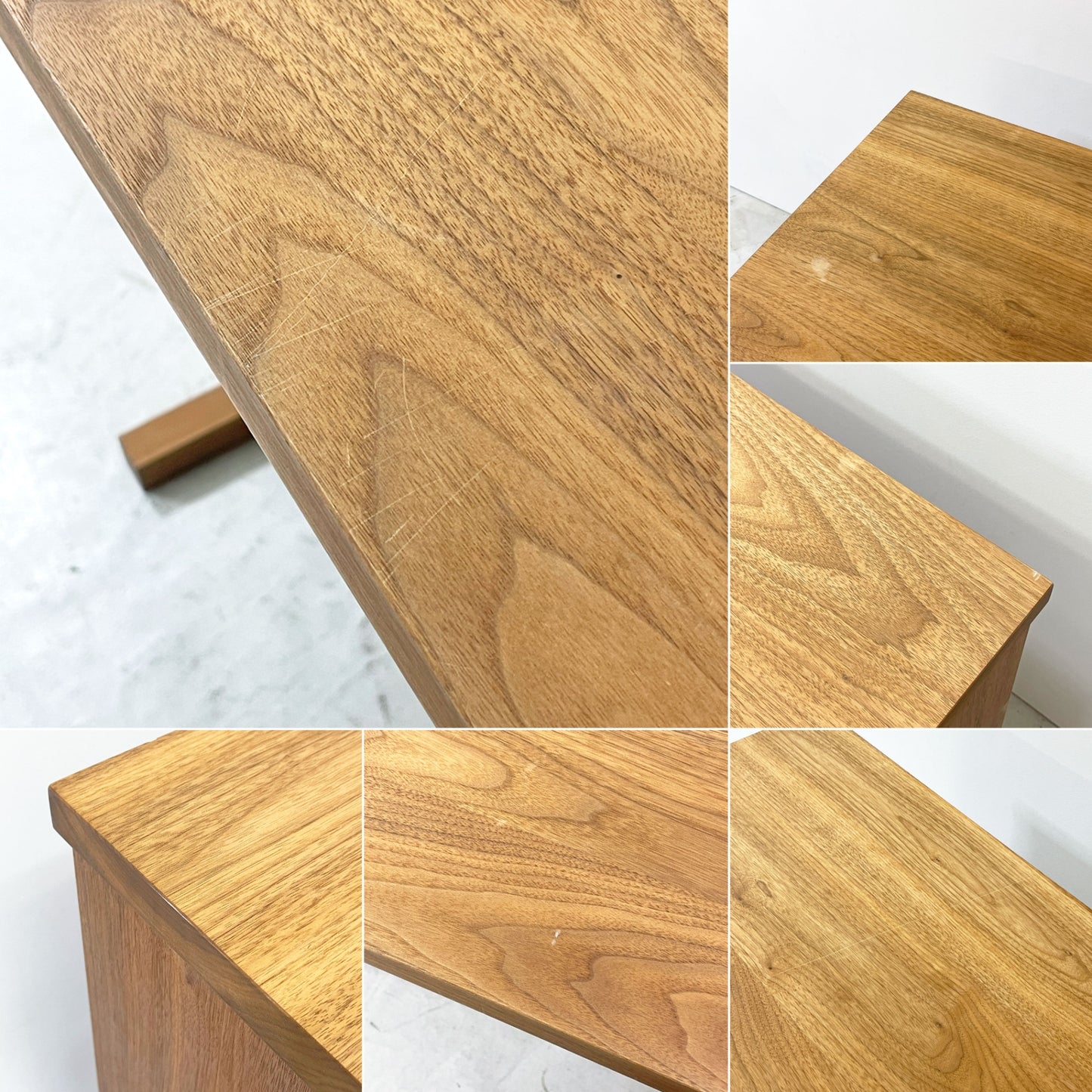 マスターウォール MASTERWAL ノリータ NOLITA カウンターテーブル ハイテーブル ディスプレイラック ウォールナット無垢材天板 定価￥203,500- ●