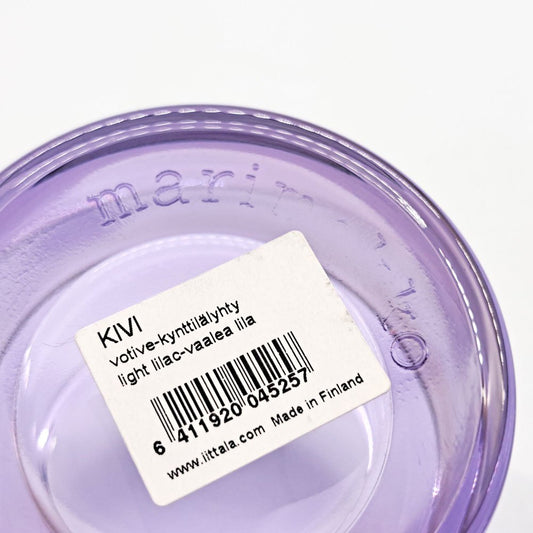 イッタラ iittala マリメッコ marimekko キビ kivi キャンドルホルダー ライトラック 60mm 箱付 フィンランド 北欧雑貨 廃番カラー ●