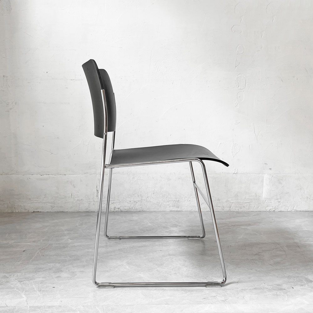 ハウ HOWE 40/4 サイドチェア SIDE CHAIR スタッキングチェア デビッド・ローランド David Rowland モダンデザイン B ★