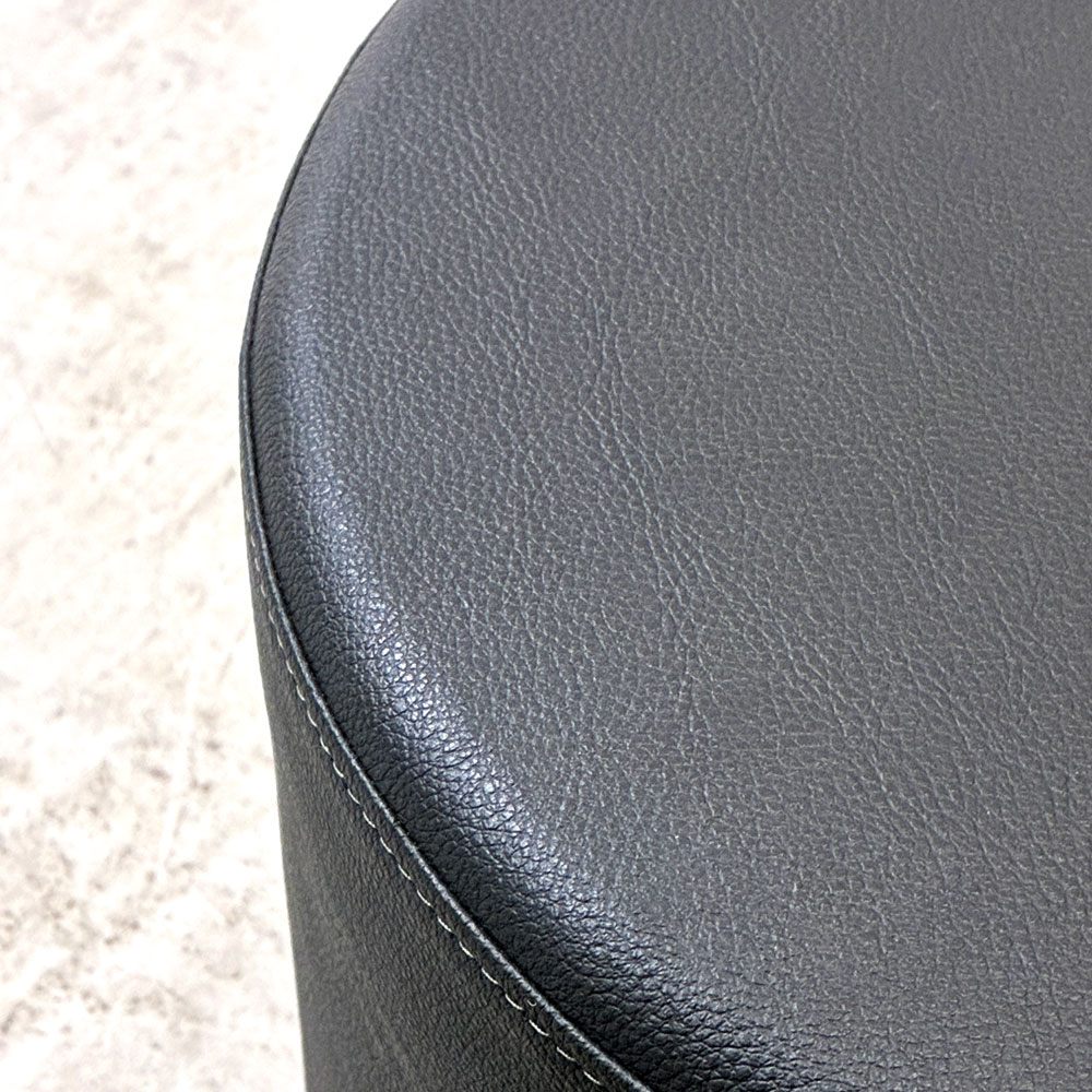 クレス CRES スツールPVCレザー Φ40cm モダンスタイル ●