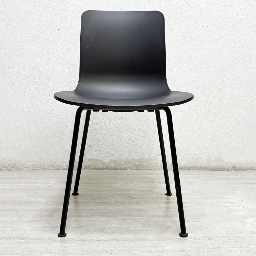 ヴィトラ vitra ハルチューブ HAL Tube サイドチェア ダイニングチェア ブラック ジャスパー・モリソン ●