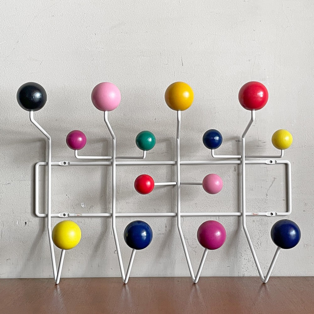 ハーマンミラー Herman Miller ハングイットオール Hang It All マルチカラー ウォールハンガー C&R イームズ ミッドセンチュリー 製造年証明書付 2002年製 箱付 ■