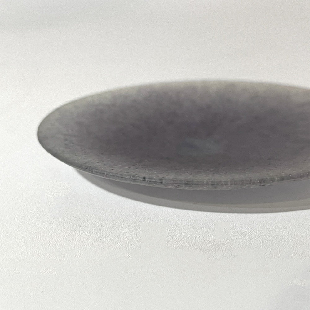 波多野裕子 パート・ド・ヴェール 小皿 7.7cm 現代作家 ★