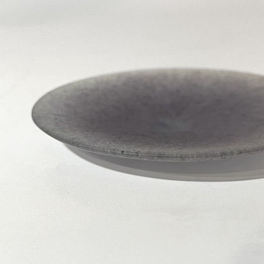 波多野裕子 パート・ド・ヴェール 小皿 7.7cm 現代作家 ★