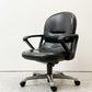内田洋行 UCHIDA コアチェア CORE CHAIR デスクチェア オフィスチェア ブラックレザー キャスター付 説明書付 ●