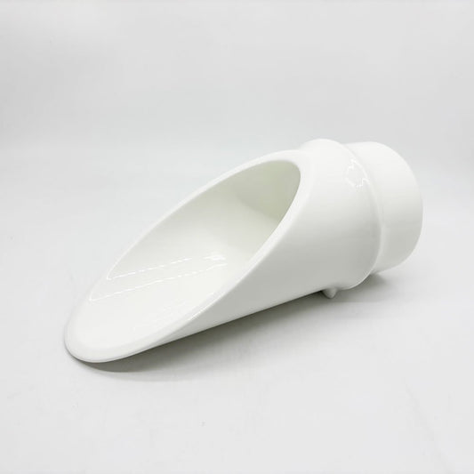 ニッコー NIKKO ファインボーンチャイナ FWINE BONE CHINA 23cm竹形皿 前菜プレート オブジェ インテリア 磁器 LIVING MOTIF取扱い 美品 ●