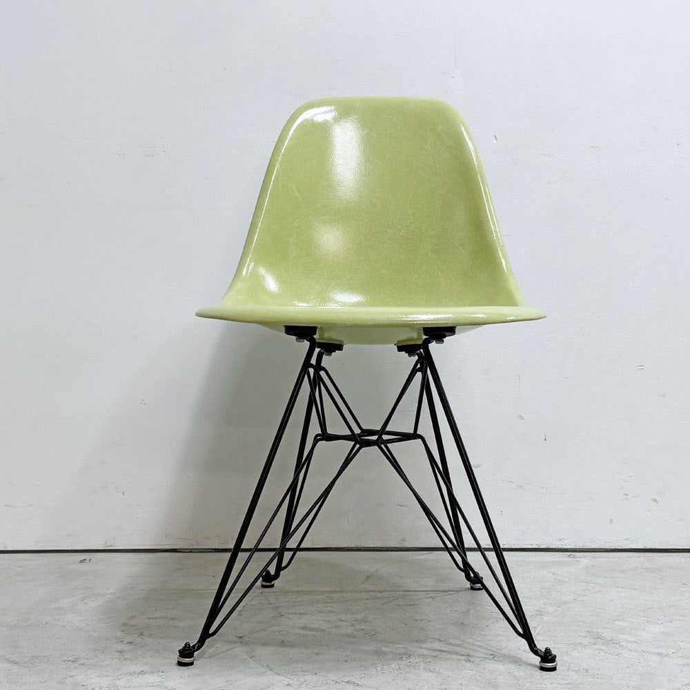モダニカ MODERNICA サイドシェルチェア FRP ファイバーグラス エッフェルベース セロリ ブラック C&Rイームズ ミッドセンチュリー ●