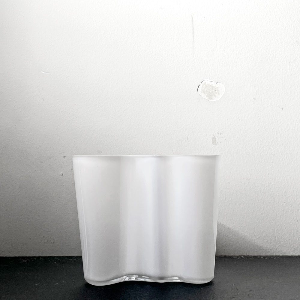イッタラ iittala アルヴァ・アアルトコレクション Alvar Aalto Collection ベース H95mm ホワイト  北欧雑貨 ■