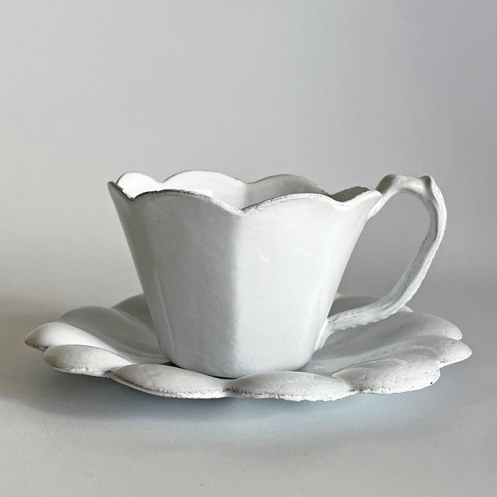 アスティエ・ド・ヴィラット Astier de Villatte マーガレット Marguerite チョコレートカップ＆ソーサー C&S 陶器 フランス 合計定価￥47,960- ■