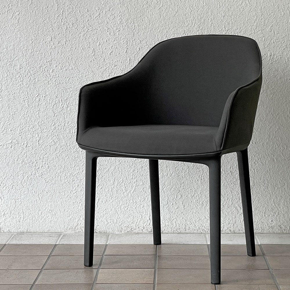 ヴィトラ Vitra ソフトシェル SOFTSHELL アームチェア 4レッグベース ロナン＆エルワン・ブルレック ダークグレー 定価111,100円 ◇