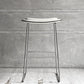 カッペリーニ Cappellini ハイパッドスツール Hi pad Stool ホワイトレザー×ステンレススチール ジャスパー・モリソン Jasper Morrison イタリアモダン ♪