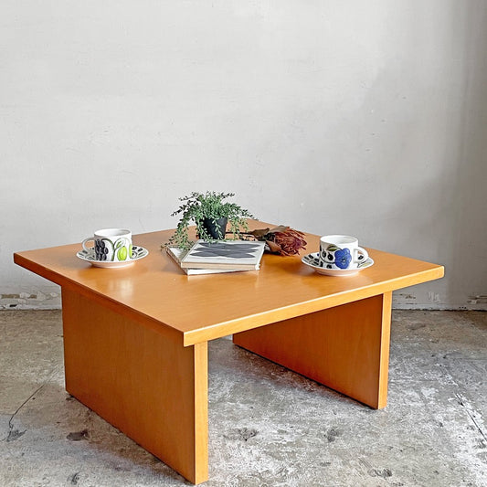 アルフレックス arflex ボンテ BONTE センターテーブル ローテーブル 木製 W75cm チニ・ボエリ Cini Boeri モダンデザイン イタリア ■