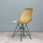 ハーマンミラー Herman Miller サイドシェルチェア セカンド 2nd ビンテージ FRP製 パーチメント エッフェルベース C&R イームズ ミッドセンチュリー ◎