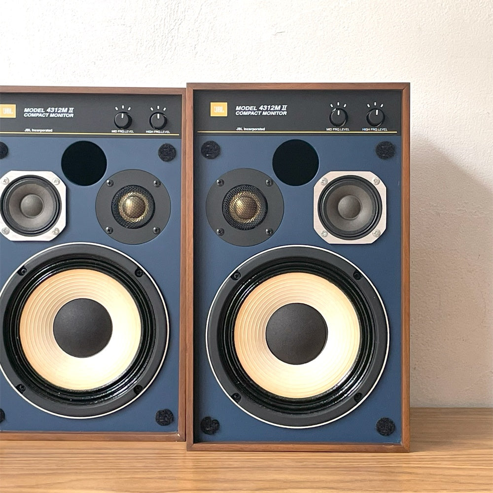 ジェービーエル JBL 4312MⅡWX (4312エムツー) ブックシェルフスピーカー 連番ペア コンパクトモニタースピーカー 美品 ★