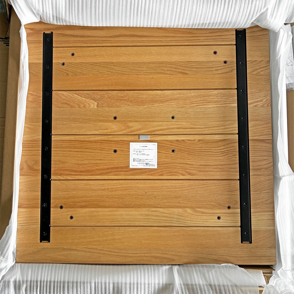 イデー IDEE マタン MATIN DINING TABLE 900 OAK ダイニングテーブル W90cm オーク材 ホワイトスチール脚 外箱付 澁谷一星 通常定価￥84,700- 未使用保管品 〓