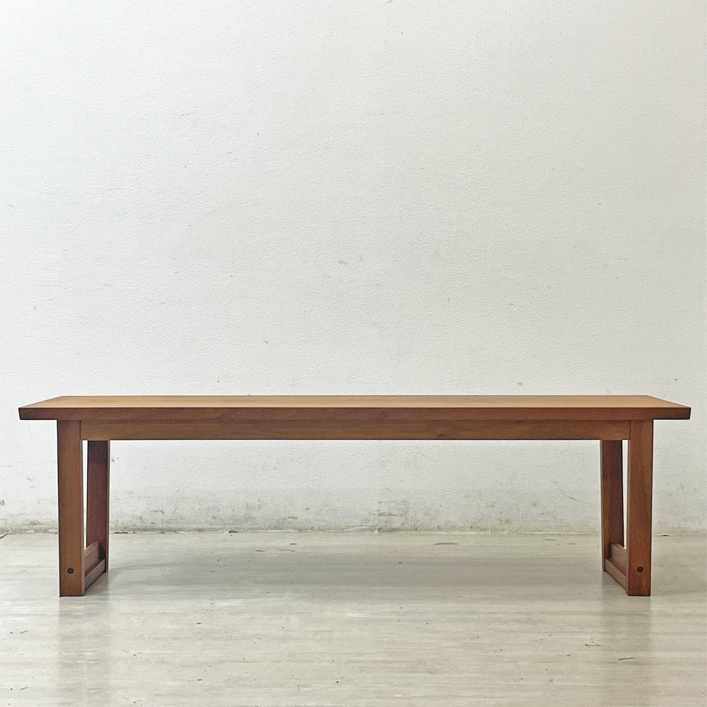 アクタス ACTUS ファイン2 FINE2 ベンチ ウォールナット材 W145cm ●