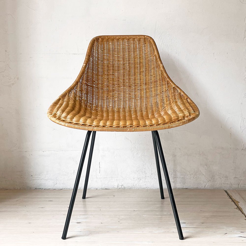 イデー IDEE バーバス チェア BARBAS CHAIR ダイニングチェア スチール脚 ラタン ナチュラル リゾートスタイル A ★